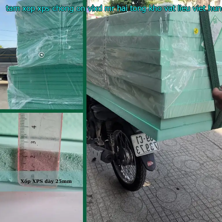 Nhà sản xuất tấm xốp XPS chống ồn VLXD Mr.HẢI: Tổng kho vật liệu Việt Hưng