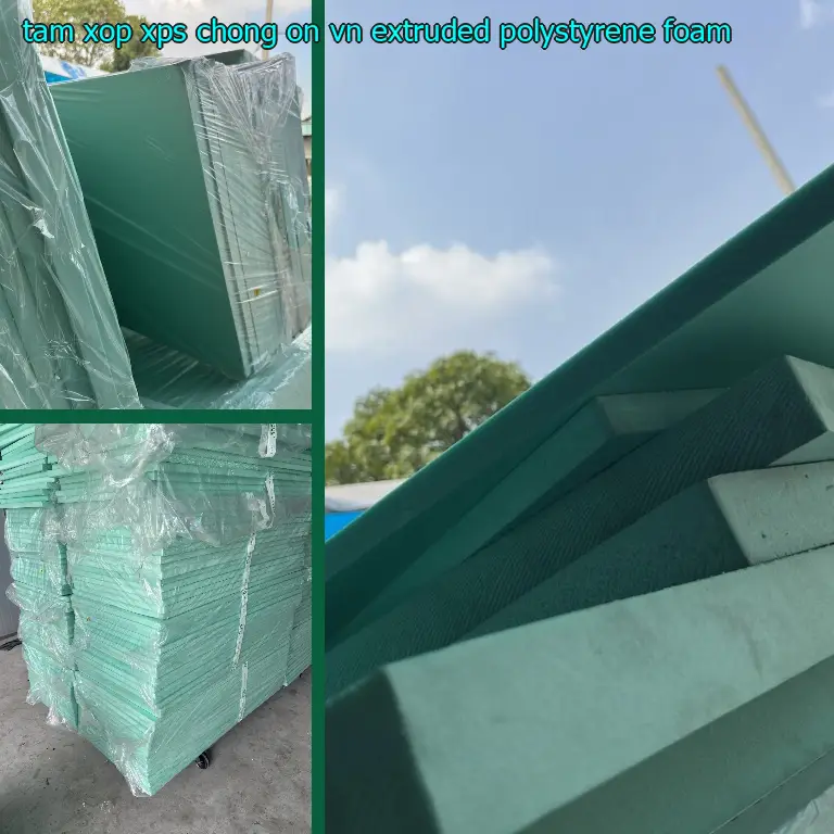 Chất liệu tấm xốp XPS chống ồn VN: Extruded Polystyrene Foam
