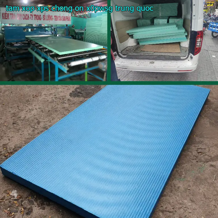 Xuất xứ tấm xốp XPS chống ồn X0PWSG: Trung Quốc Xuất xứ tấm xốp XPS chống ồn X0PWSG: Trung Quốc