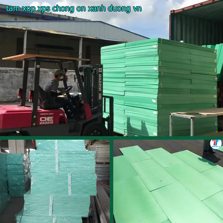 Xuất xứ tấm xốp XPS chống ồn Xanh dương: VN