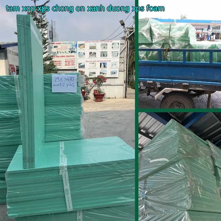 Danh mục tấm xốp XPS chống ồn Xanh dương: XPS Foam