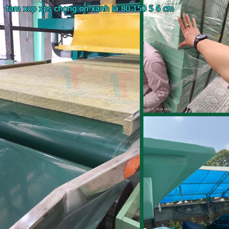 Kích thước tấm xốp XPS chống ồn Xanh lá: 80*150*5.6 cm Kích thước tấm xốp XPS chống ồn Xanh lá: 80*150*5.6 cm