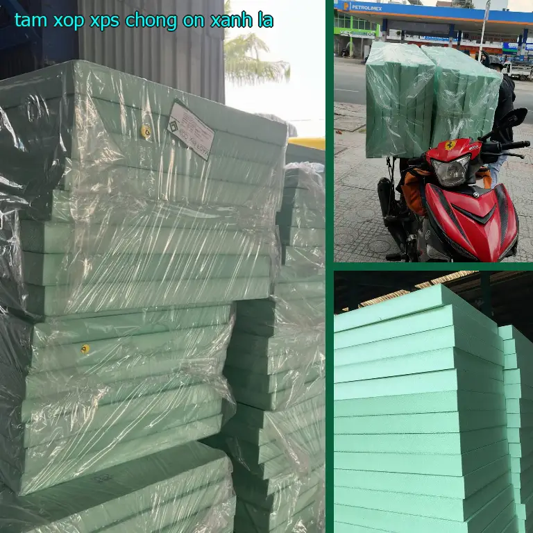 Tấm xốp XPS chống ồn Xanh lá