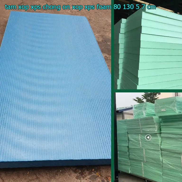 Kích thước tấm xốp XPS chống ồn Xốp XPS Foam: 80*130*5.7 cm Kích thước tấm xốp XPS chống ồn Xốp XPS Foam: 80*130*5.7 cm