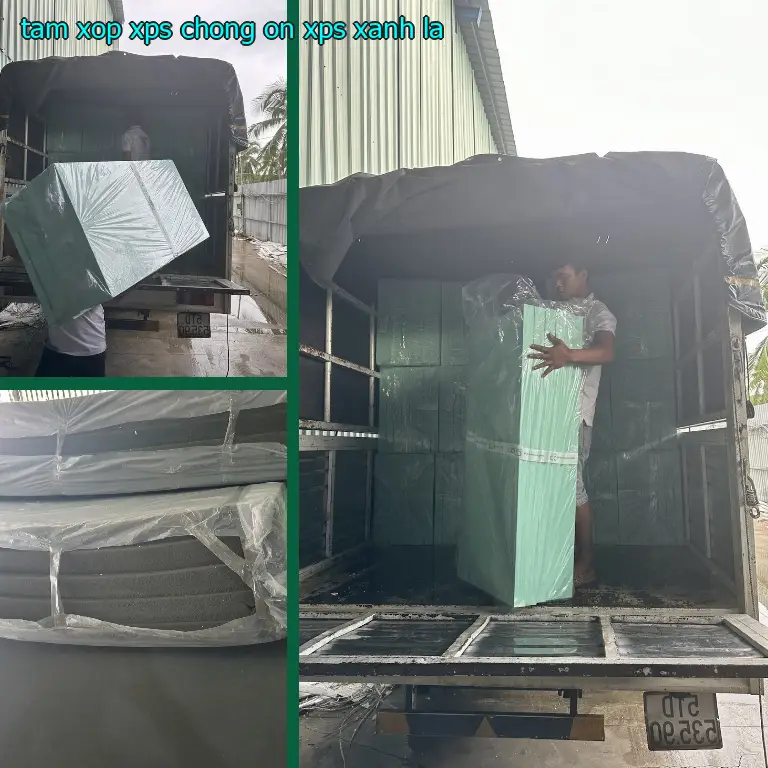 Màu sắc tấm xốp XPS chống ồn XPS: Xanh lá
