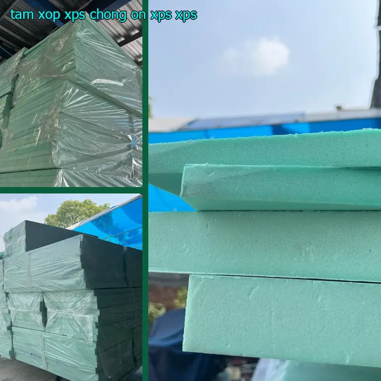 Chất liệu tấm xốp XPS chống ồn XPS: XPS