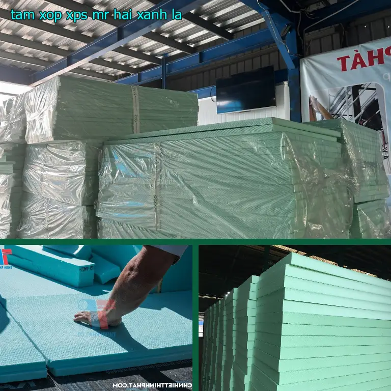 Màu sắc tấm Xốp XPS Mr Hải: Xanh lá Màu sắc tấm Xốp XPS Mr Hải: Xanh lá