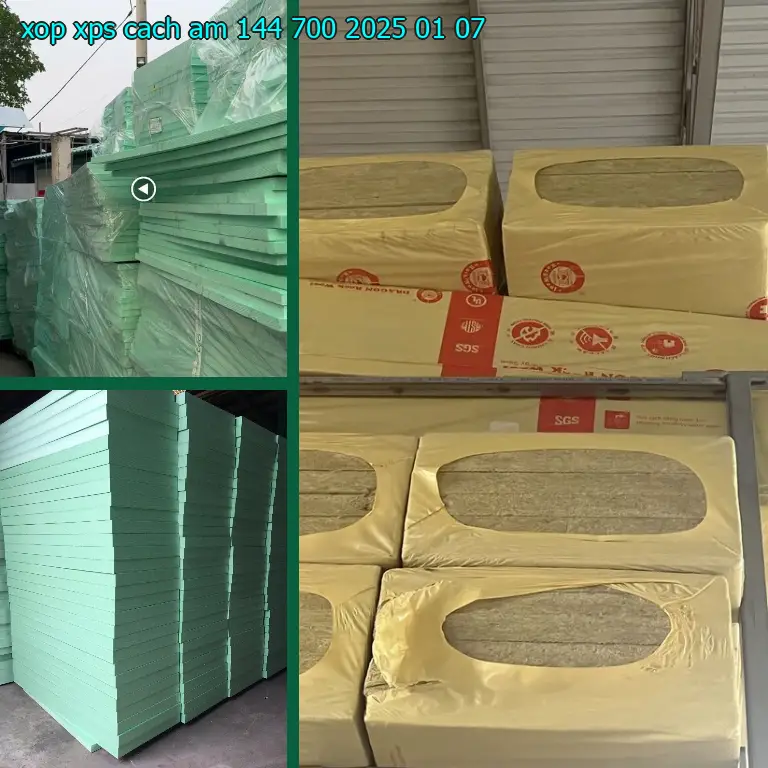 Ngày sản xuất xốp XPS cách âm 144.700₫: 2025-01-07 Ngày sản xuất xốp XPS cách âm 144.700₫: 2025-01-07
