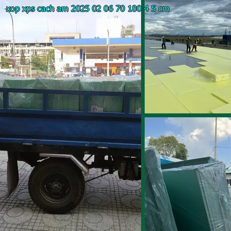 Kích thước xốp XPS cách âm 2025-02-06: 70*180*4.5 cm Kích thước xốp XPS cách âm 2025-02-06: 70*180*4.5 cm