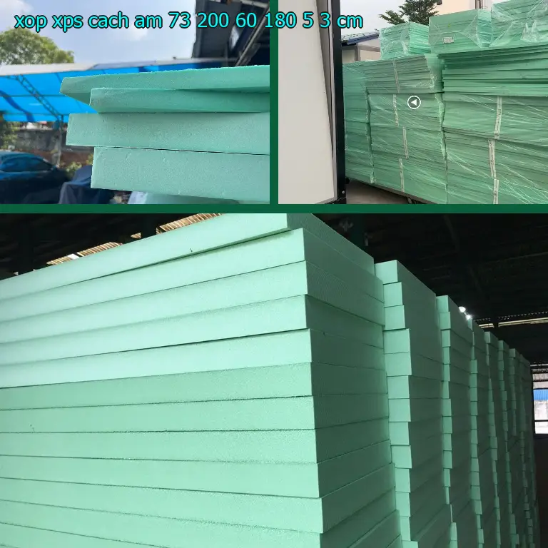 Kích thước xốp XPS cách âm 73.200₫: 60*180*5.3 cm Kích thước xốp XPS cách âm 73.200₫: 60*180*5.3 cm