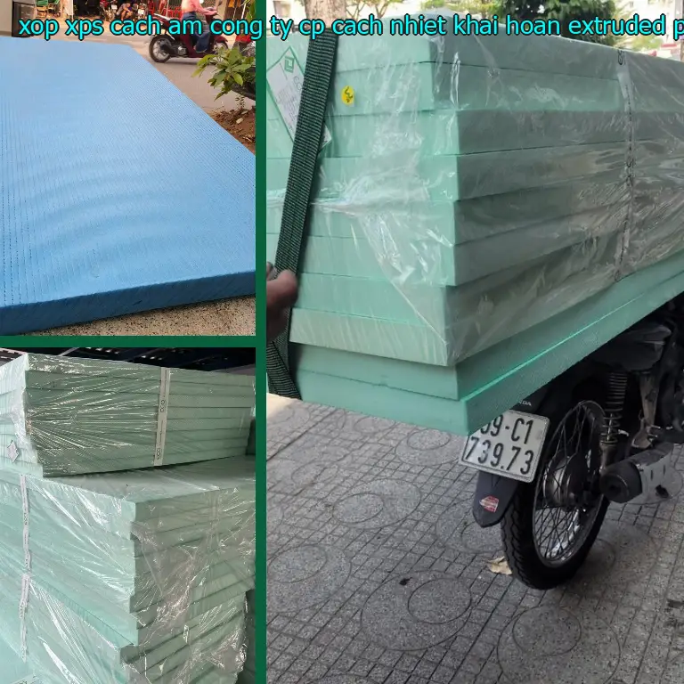 Chất liệu xốp XPS cách âm Công ty CP cách nhiệt Khải Hoàn: Extruded Polystyrene Chất liệu xốp XPS cách âm Công ty CP cách nhiệt Khải Hoàn: Extruded Polystyrene