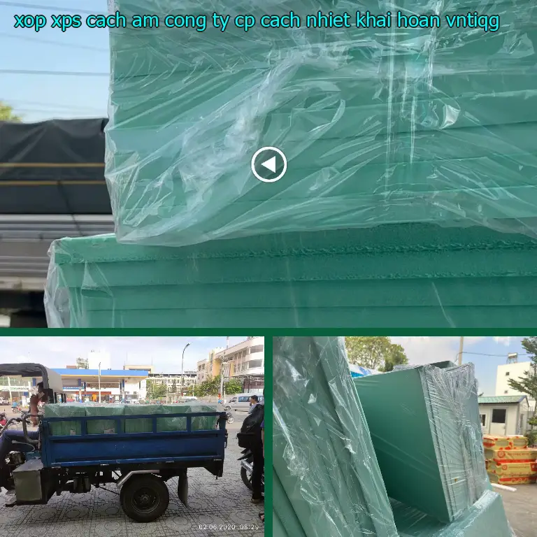 Model xốp XPS cách âm Công ty CP cách nhiệt Khải Hoàn: VNTIQG Model xốp XPS cách âm Công ty CP cách nhiệt Khải Hoàn: VNTIQG