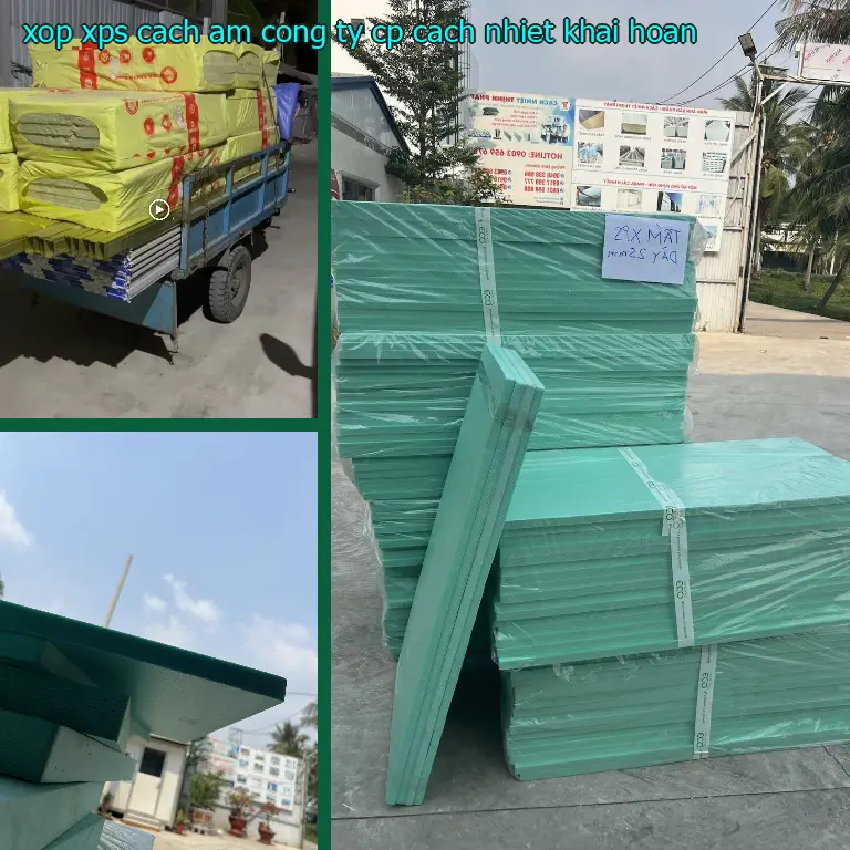 Xốp XPS cách âm Công ty CP cách nhiệt Khải Hoàn