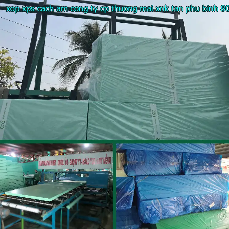 Kích thước xốp XPS cách âm Công ty CP thương mại XNK Tân Phú Bình: 80*130*3.5 cm Kích thước xốp XPS cách âm Công ty CP thương mại XNK Tân Phú Bình: 80*130*3.5 cm