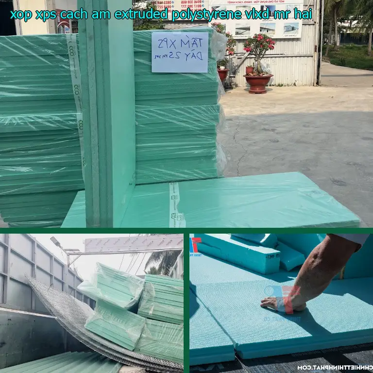 Nhà cung cấp xốp XPS cách âm Extruded Polystyrene: VLXD Mr.HẢI