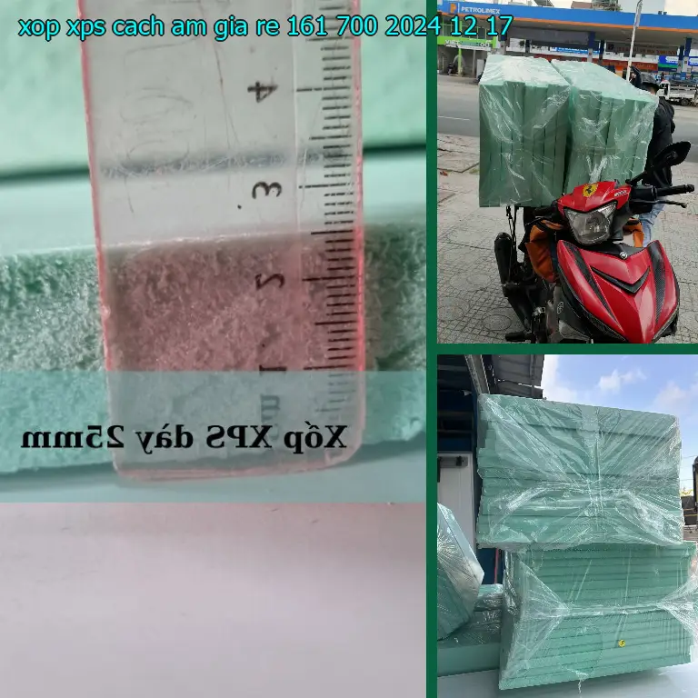 Ngày sản xuất xốp XPS cách âm giá rẻ 161.700₫: 2024-12-17 Ngày sản xuất xốp XPS cách âm giá rẻ 161.700₫: 2024-12-17