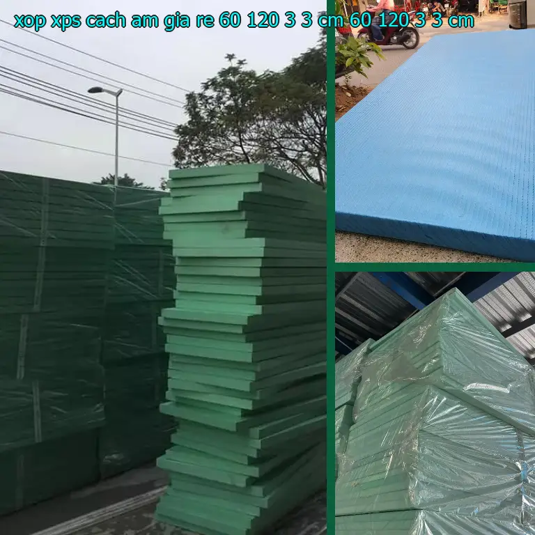 Kích thước xốp XPS cách âm giá rẻ 60*120*3.3 cm: 60*120*3.3 cm Kích thước xốp XPS cách âm giá rẻ 60*120*3.3 cm: 60*120*3.3 cm