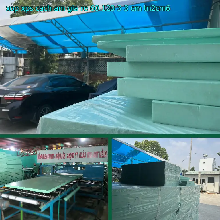 Model xốp XPS cách âm giá rẻ 60*120*3.3 cm: TN2CM6 Model xốp XPS cách âm giá rẻ 60*120*3.3 cm: TN2CM6