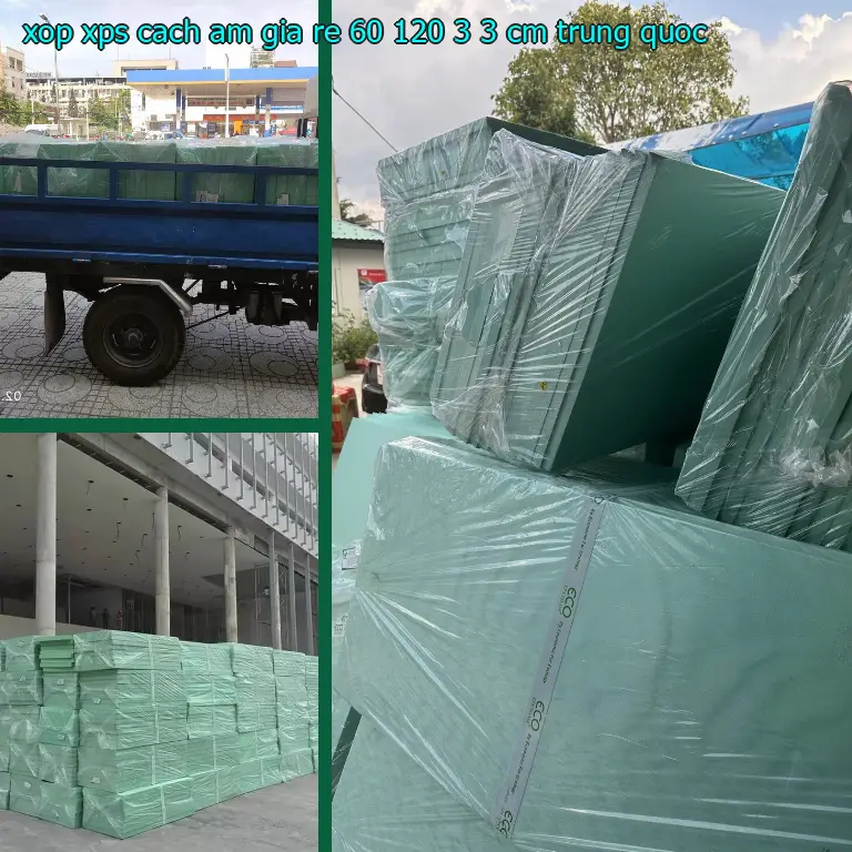 Xuất xứ xốp XPS cách âm giá rẻ 60*120*3.3 cm: Trung Quốc Xuất xứ xốp XPS cách âm giá rẻ 60*120*3.3 cm: Trung Quốc