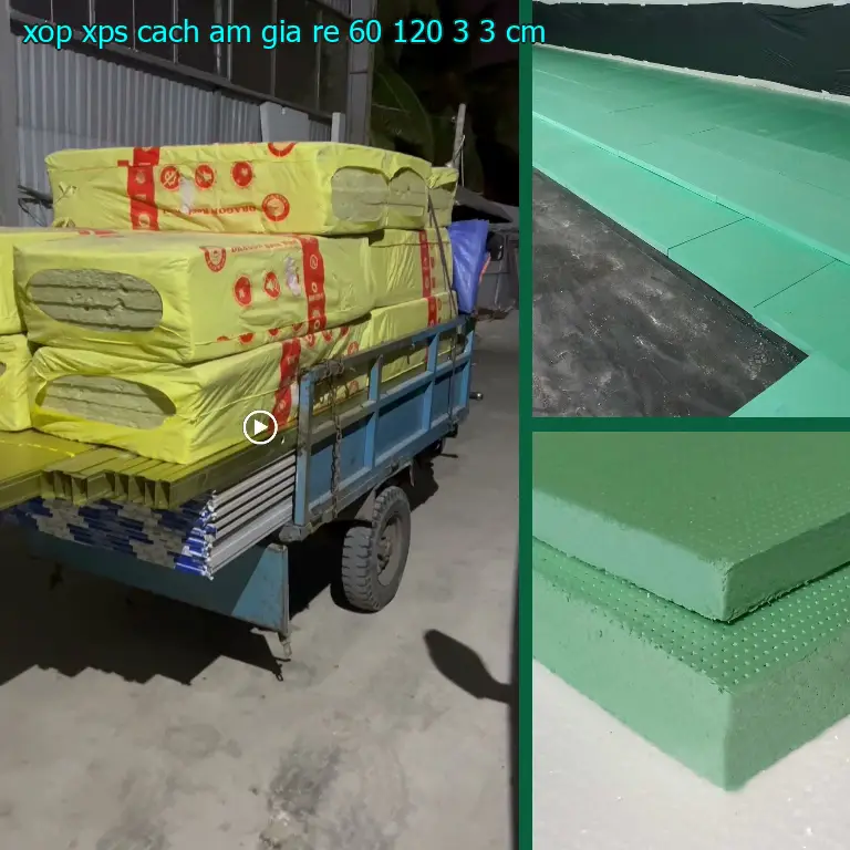 Xốp XPS cách âm giá rẻ 60*120*3.3 cm