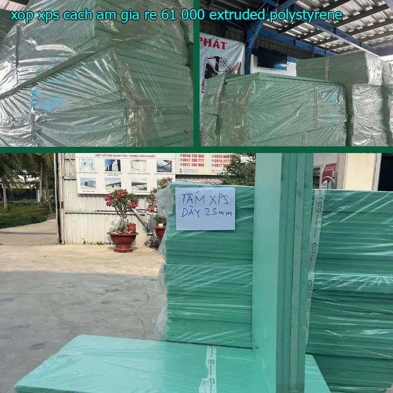 Chất liệu xốp XPS cách âm giá rẻ 61.000₫: Extruded Polystyrene