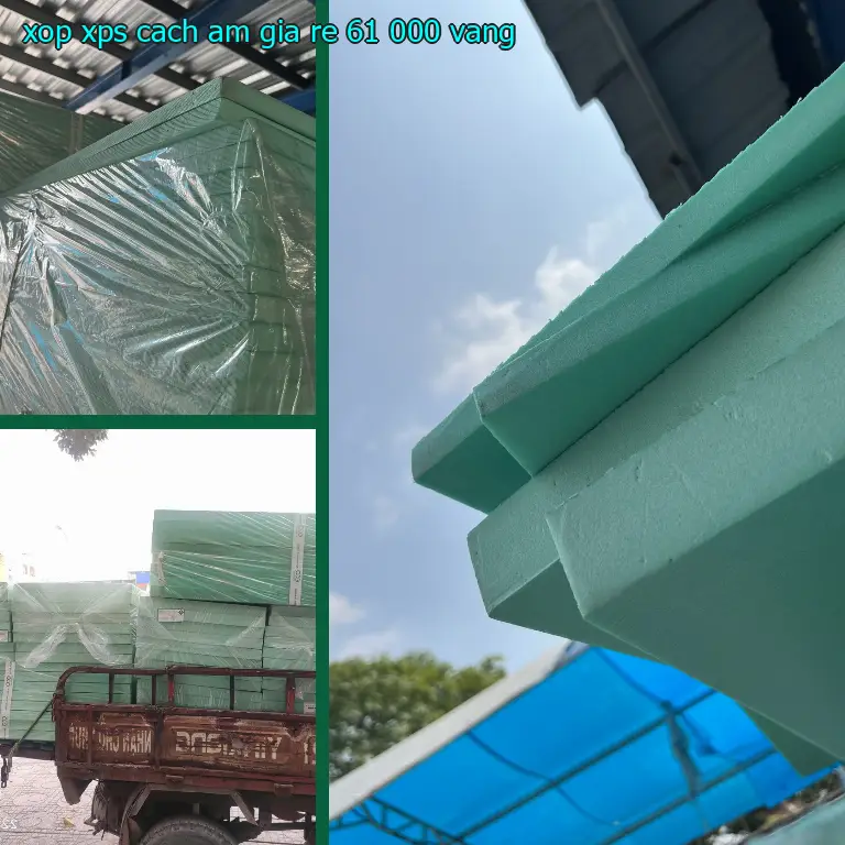Màu sắc xốp XPS cách âm giá rẻ 61.000₫: Vàng