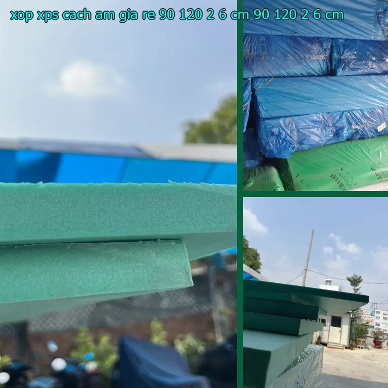 Kích thước xốp XPS cách âm giá rẻ 90*120*2.6 cm: 90*120*2.6 cm