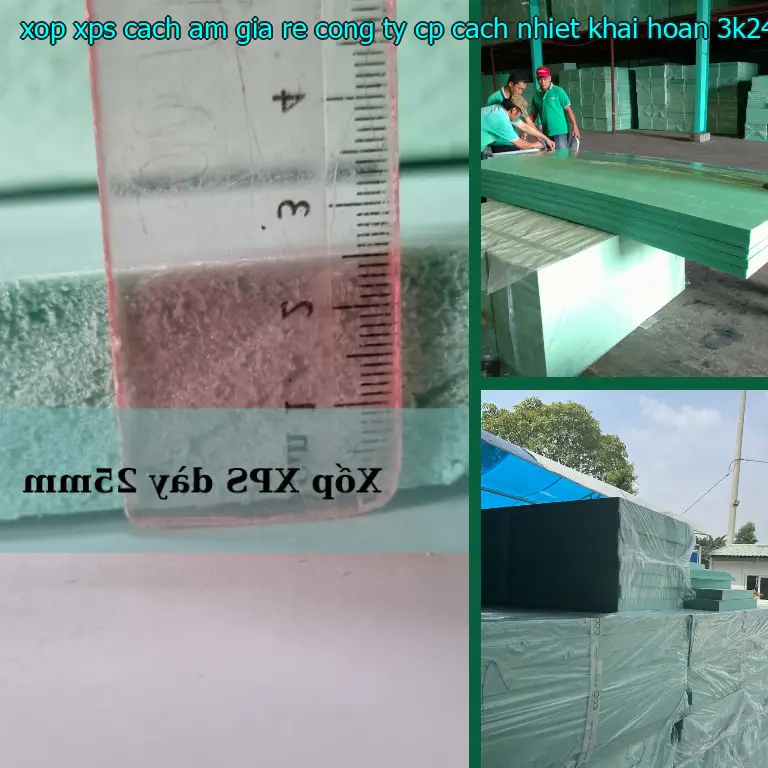 Model xốp XPS cách âm giá rẻ Công ty CP cách nhiệt Khải Hoàn: 3K24QS Model xốp XPS cách âm giá rẻ Công ty CP cách nhiệt Khải Hoàn: 3K24QS