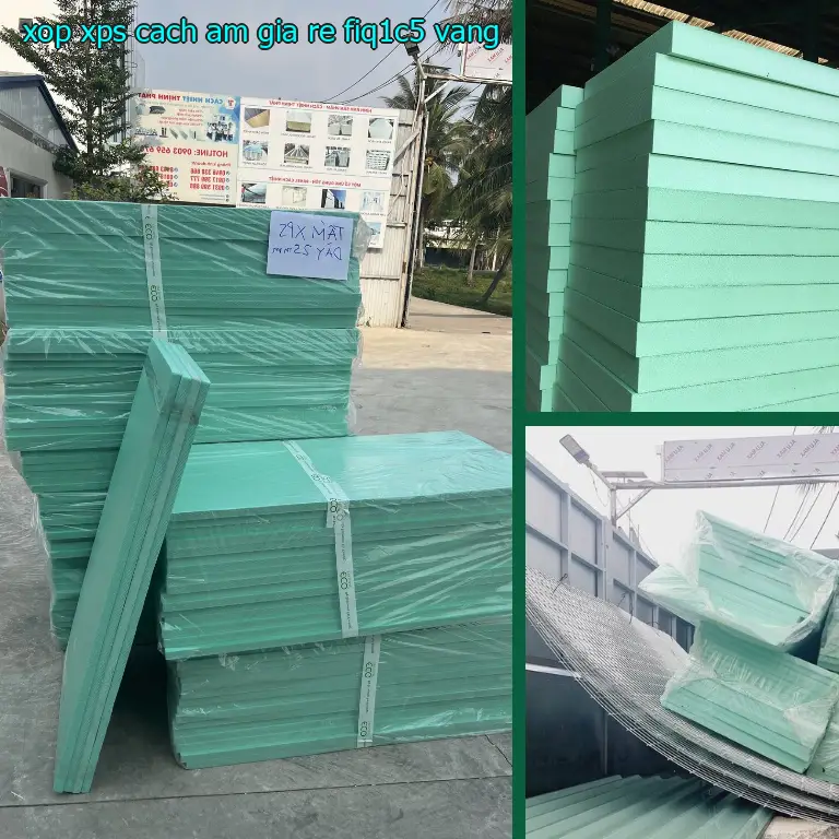 Màu sắc xốp XPS cách âm giá rẻ FIQ1C5: Vàng Màu sắc xốp XPS cách âm giá rẻ FIQ1C5: Vàng