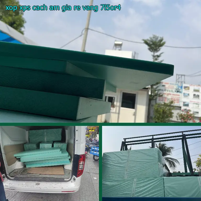 Model xốp XPS cách âm giá rẻ Vàng: 7L5OR4