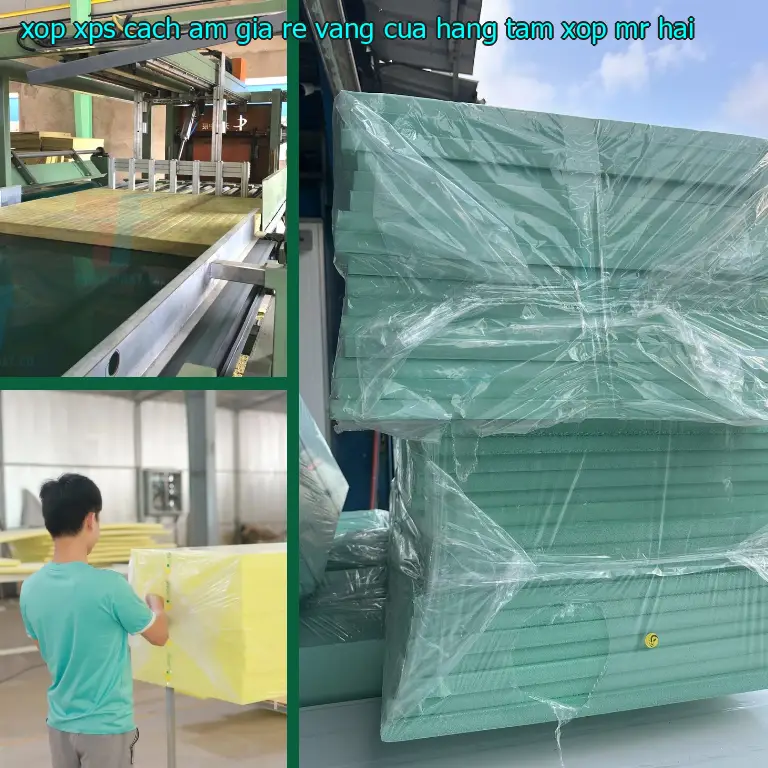Nhà cung cấp xốp XPS cách âm giá rẻ Vàng: Cửa hàng tấm xốp Mr.HẢI