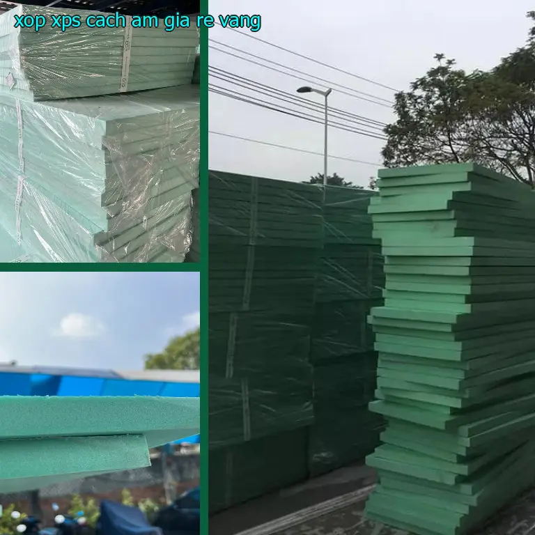 Xốp XPS cách âm giá rẻ Vàng