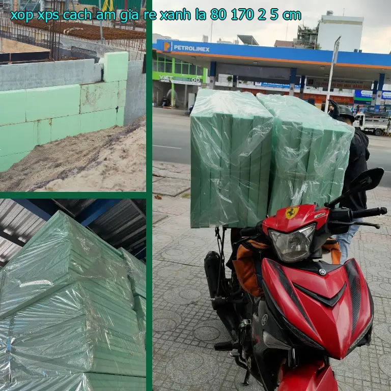 Kích thước xốp XPS cách âm giá rẻ Xanh lá: 80*170*2.5 cm Kích thước xốp XPS cách âm giá rẻ Xanh lá: 80*170*2.5 cm