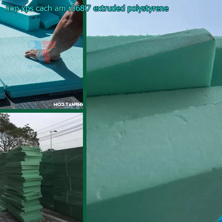 Chất liệu xốp XPS cách âm R068L7: Extruded Polystyrene