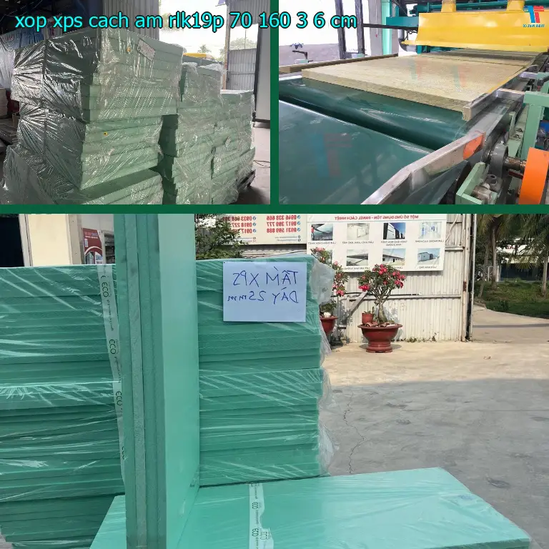 Kích thước xốp XPS cách âm RLK19P: 70*160*3.6 cm Kích thước xốp XPS cách âm RLK19P: 70*160*3.6 cm
