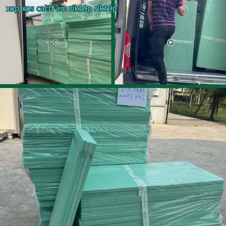 Model xốp XPS cách âm RLK19P: RLK19P Model xốp XPS cách âm RLK19P: RLK19P