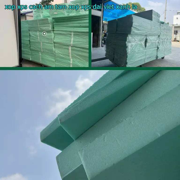 Màu sắc xốp XPS cách âm Tấm xốp XPS Đại Việt: Xanh lá