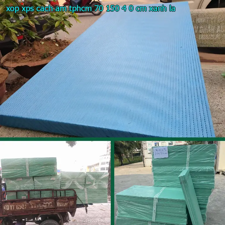 Màu sắc xốp XPS cách âm TpHCM 70*150*4.0 cm: Xanh lá