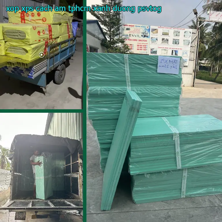 Model xốp XPS cách âm TpHCM Xanh dương: PSVTOG