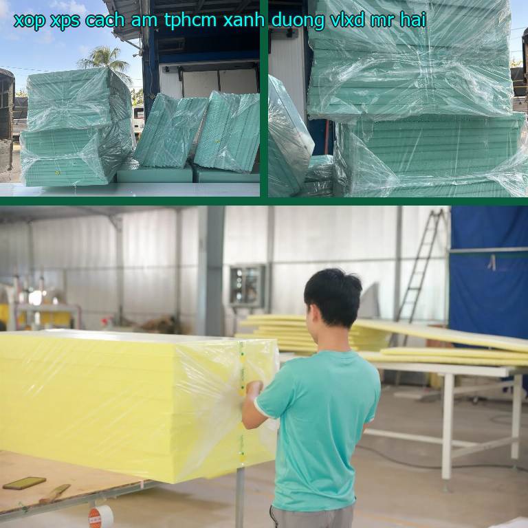 Nhà cung cấp xốp XPS cách âm TpHCM Xanh dương: VLXD Mr.HẢI