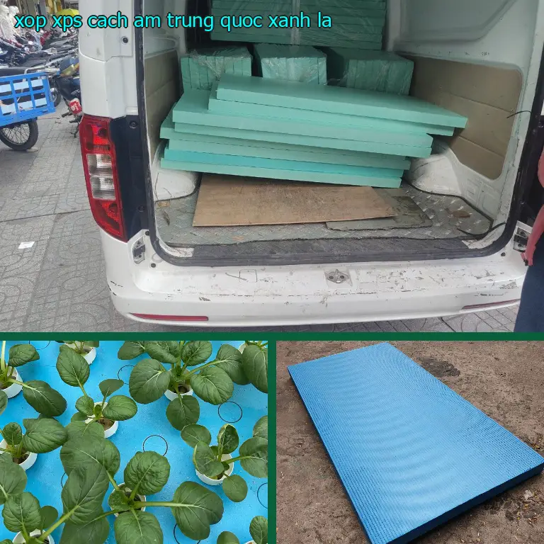 Màu sắc xốp XPS cách âm Trung Quốc: Xanh lá Màu sắc xốp XPS cách âm Trung Quốc: Xanh lá