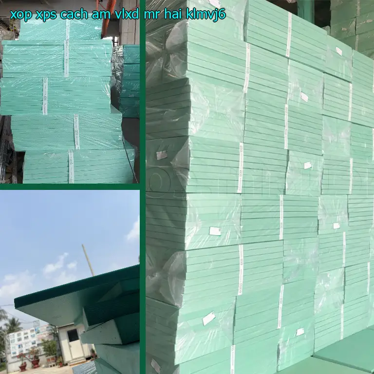 Model xốp XPS cách âm VLXD Mr.HẢI: KLMVJ6