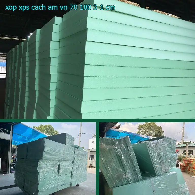 Kích thước xốp XPS cách âm VN: 70*180*3.1 cm Kích thước xốp XPS cách âm VN: 70*180*3.1 cm