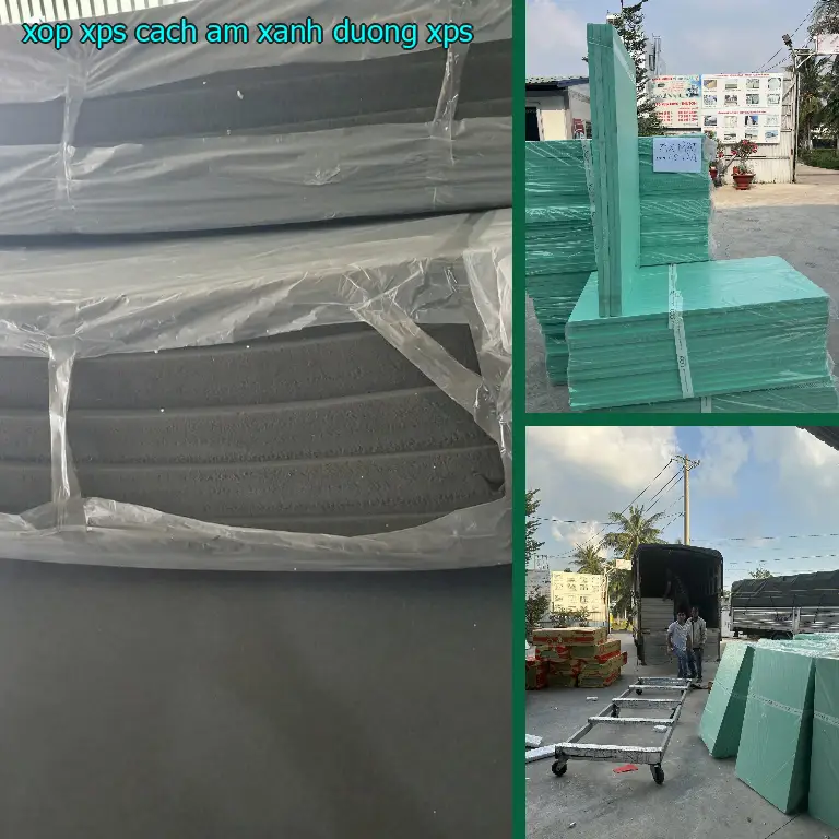Chất liệu xốp XPS cách âm Xanh dương: XPS Chất liệu xốp XPS cách âm Xanh dương: XPS