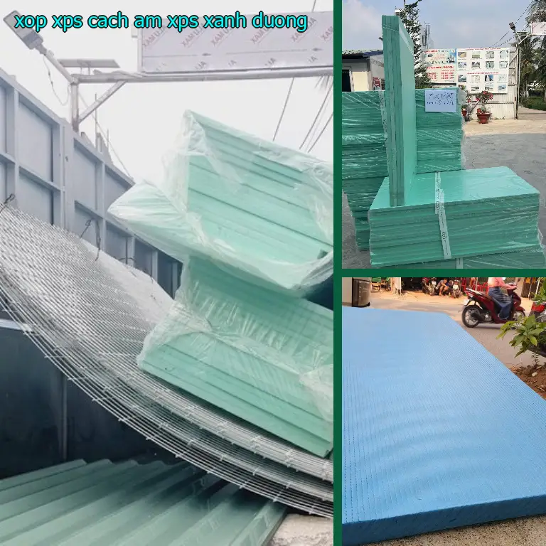 Màu sắc xốp XPS cách âm XPS: Xanh dương Màu sắc xốp XPS cách âm XPS: Xanh dương