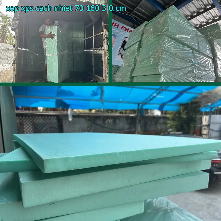 Xốp XPS cách nhiệt 70*160*3.0 cm