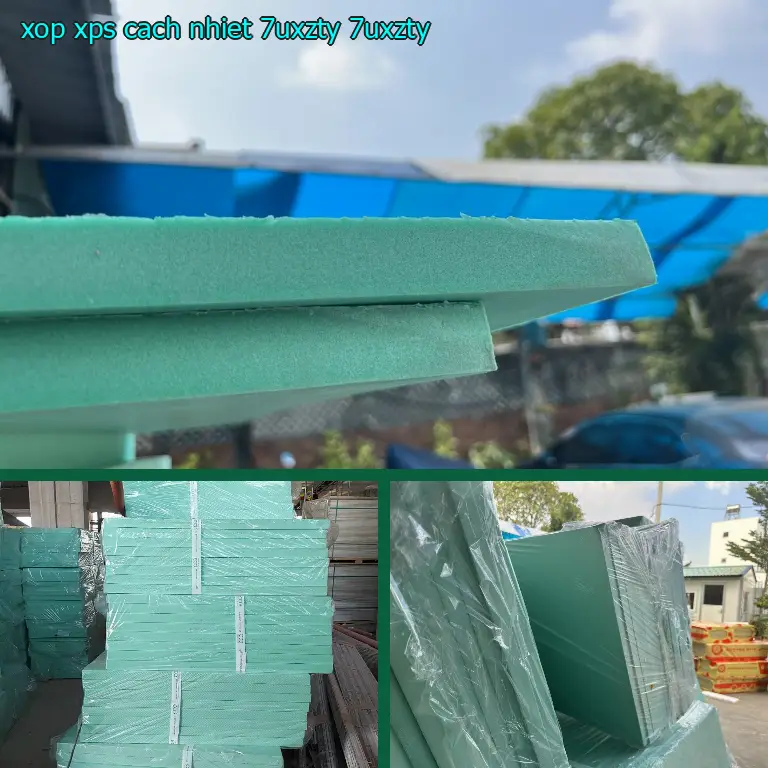 Model xốp XPS cách nhiệt 7UXZTY: 7UXZTY