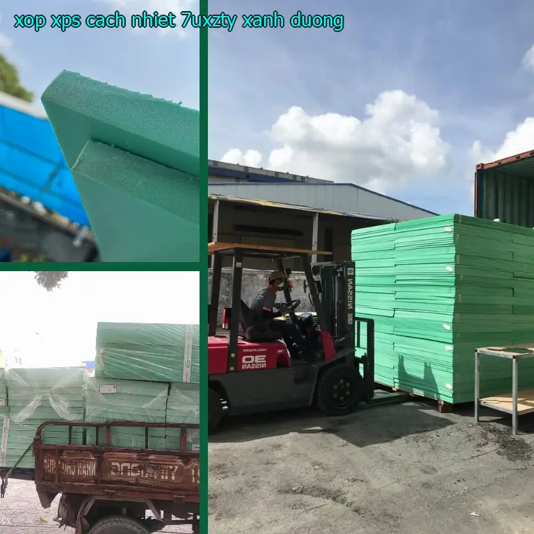 Màu sắc xốp XPS cách nhiệt 7UXZTY: Xanh dương