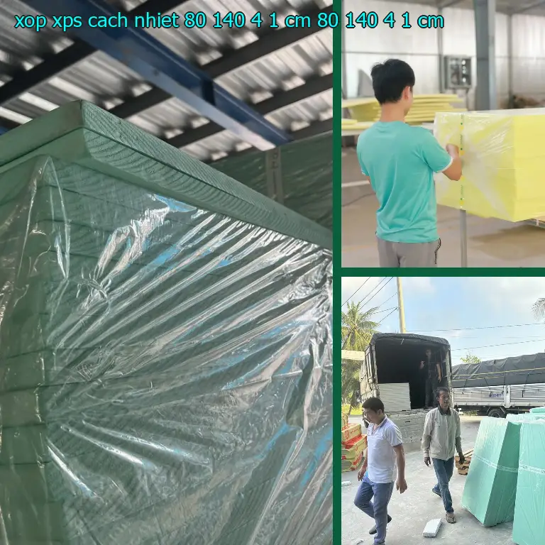 Kích thước xốp XPS cách nhiệt 80*140*4.1 cm: 80*140*4.1 cm