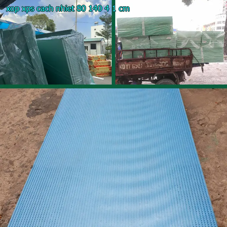 Xốp XPS cách nhiệt 80*140*4.1 cm